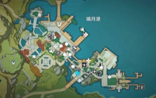 原神5.3版本的海灯节烟花筒位置在哪里？