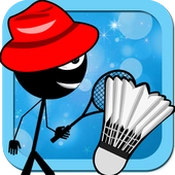 火柴人打羽毛球