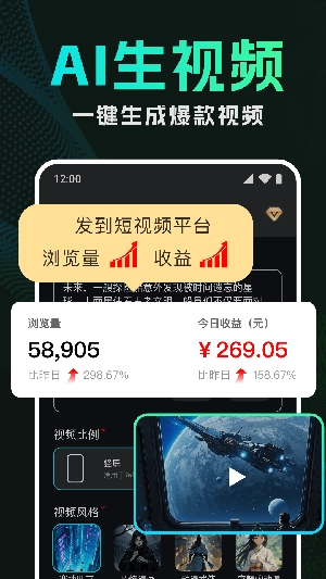 DeepAI视频生成