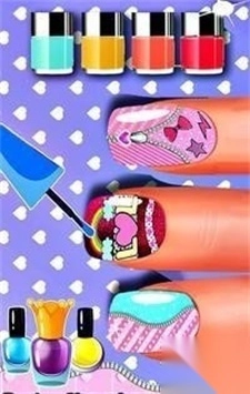 美甲沙龙可爱娃娃3