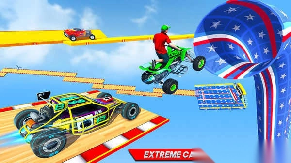 超级汽车跳跃特技截图2