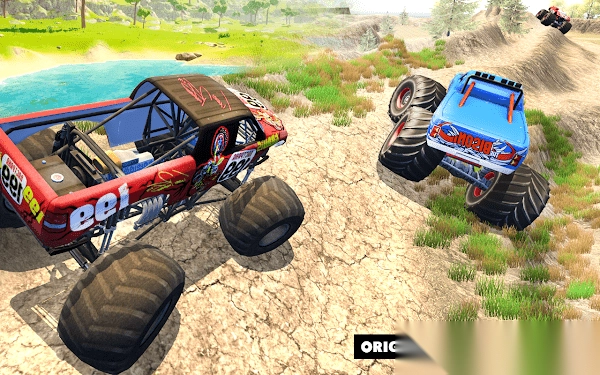 艰难的怪物卡车越野驾驶模拟器1