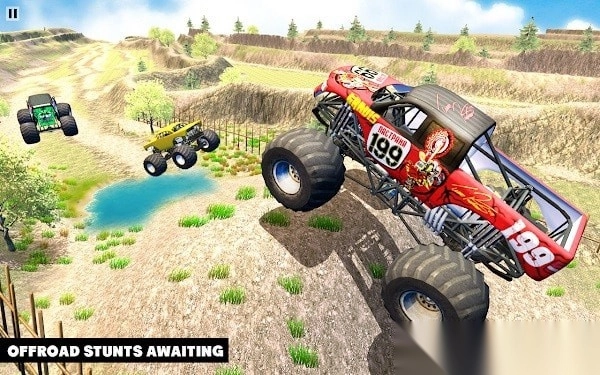 艰难的怪物卡车越野驾驶模拟器2