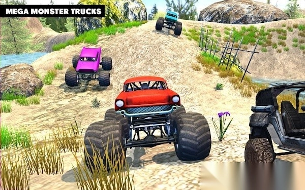 艰难的怪物卡车越野驾驶模拟器3