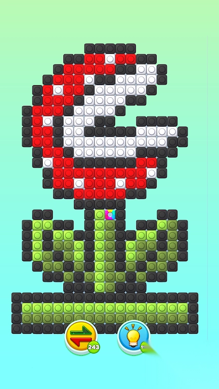 彩色像素方块图3