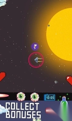 太空飞行像素火箭