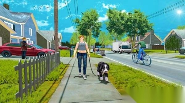 女孩的宠物狗模拟器