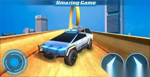 赛博汽车高空特技图1