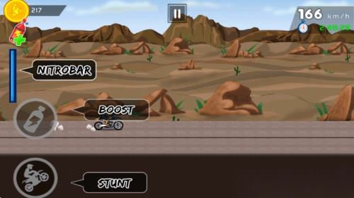 特技极限小轮车男孩