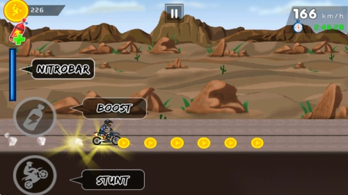 特技极限小轮车男孩