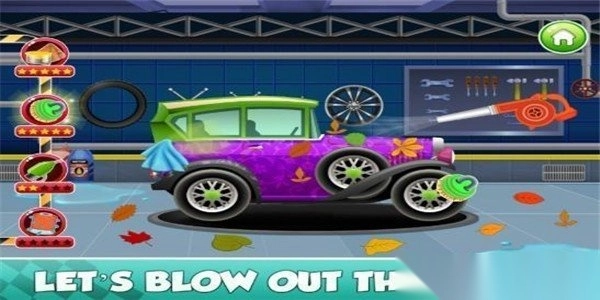 儿童洗车沙龙和服务车库图2