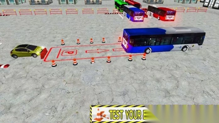 反向巴士停车3D图2