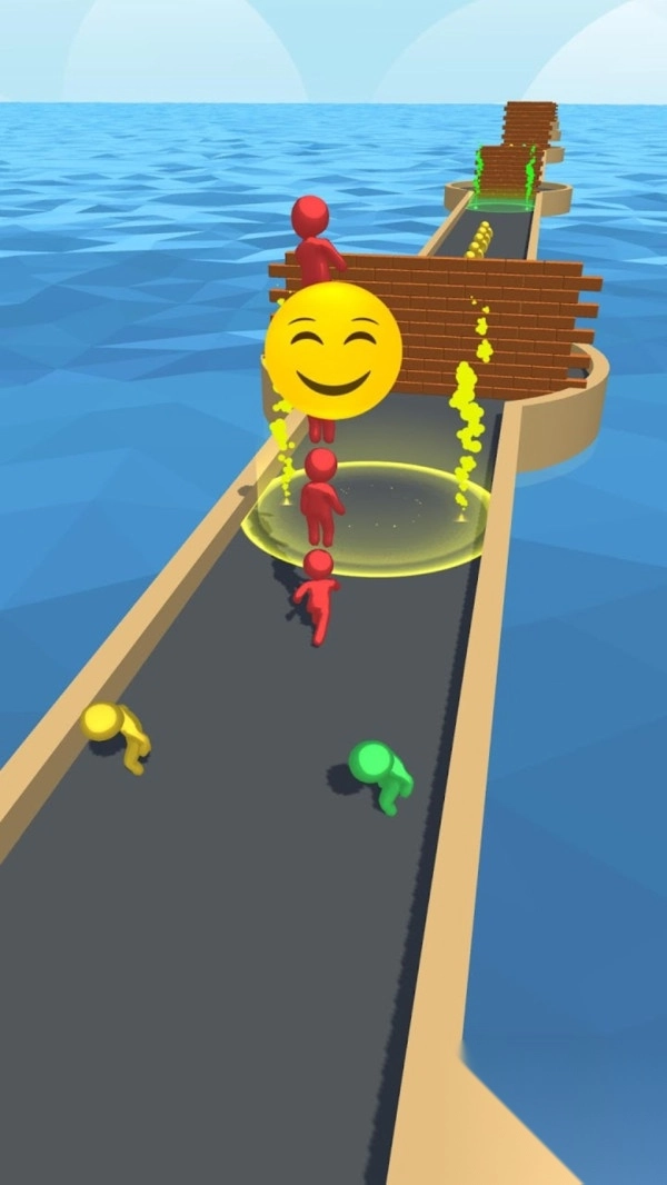 彩色人类叠高高