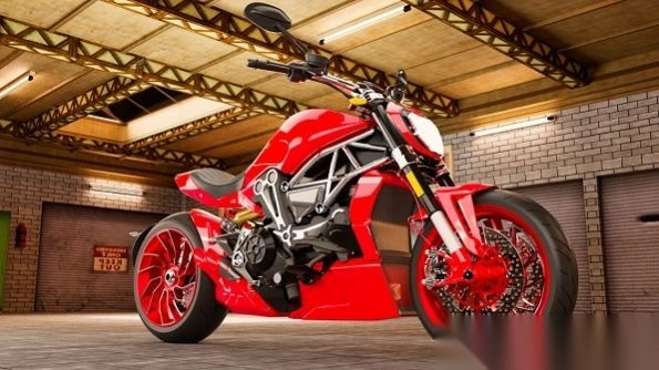 真實(shí)摩托車模擬賽3D圖2