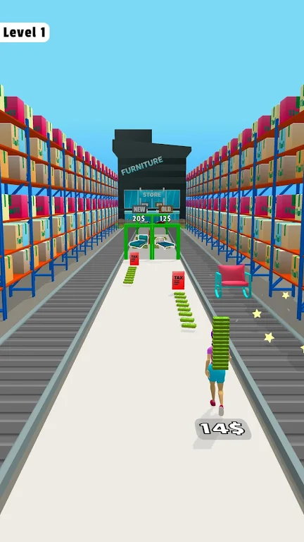 房屋物品收集奔跑图2