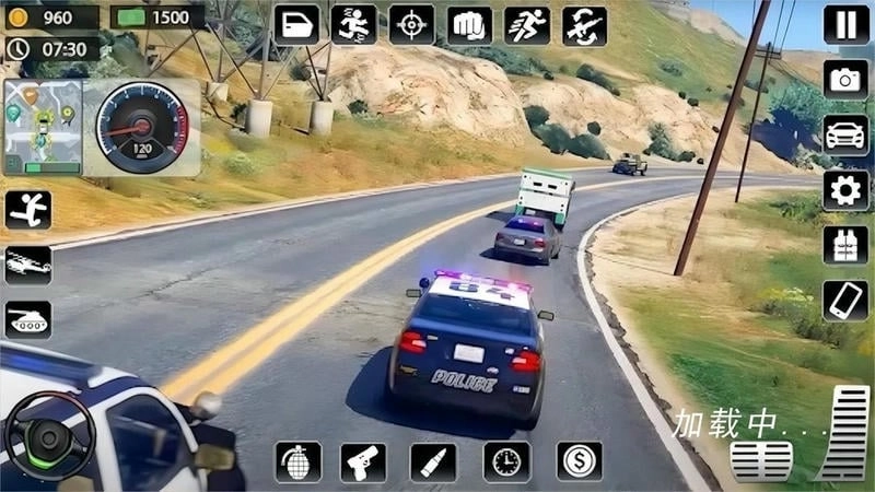 真实警车驾驶模拟器