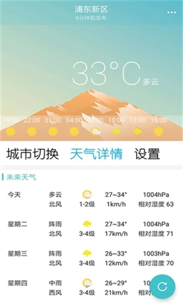 小虎天气软件图1