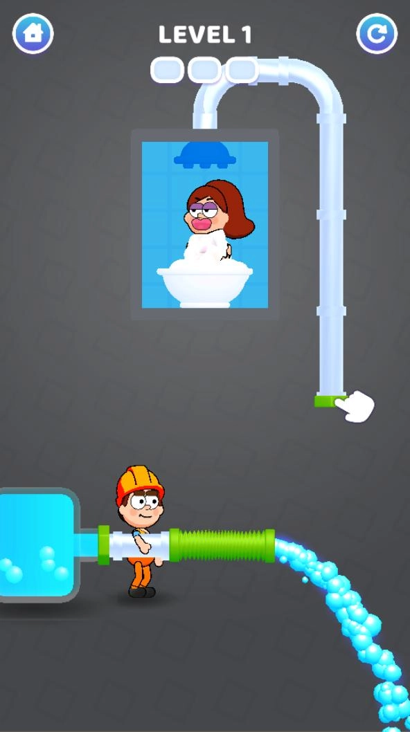 浴室水管工游戏图4