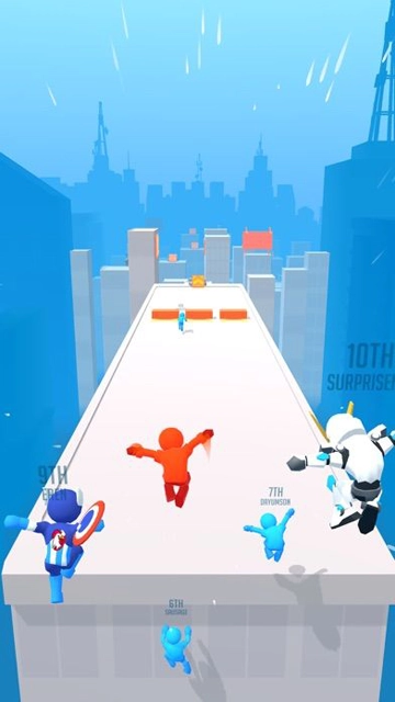 跑酷比赛自由跑游戏