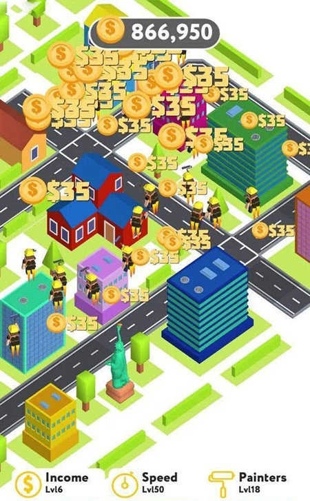 闲置粉刷匠手游版图2