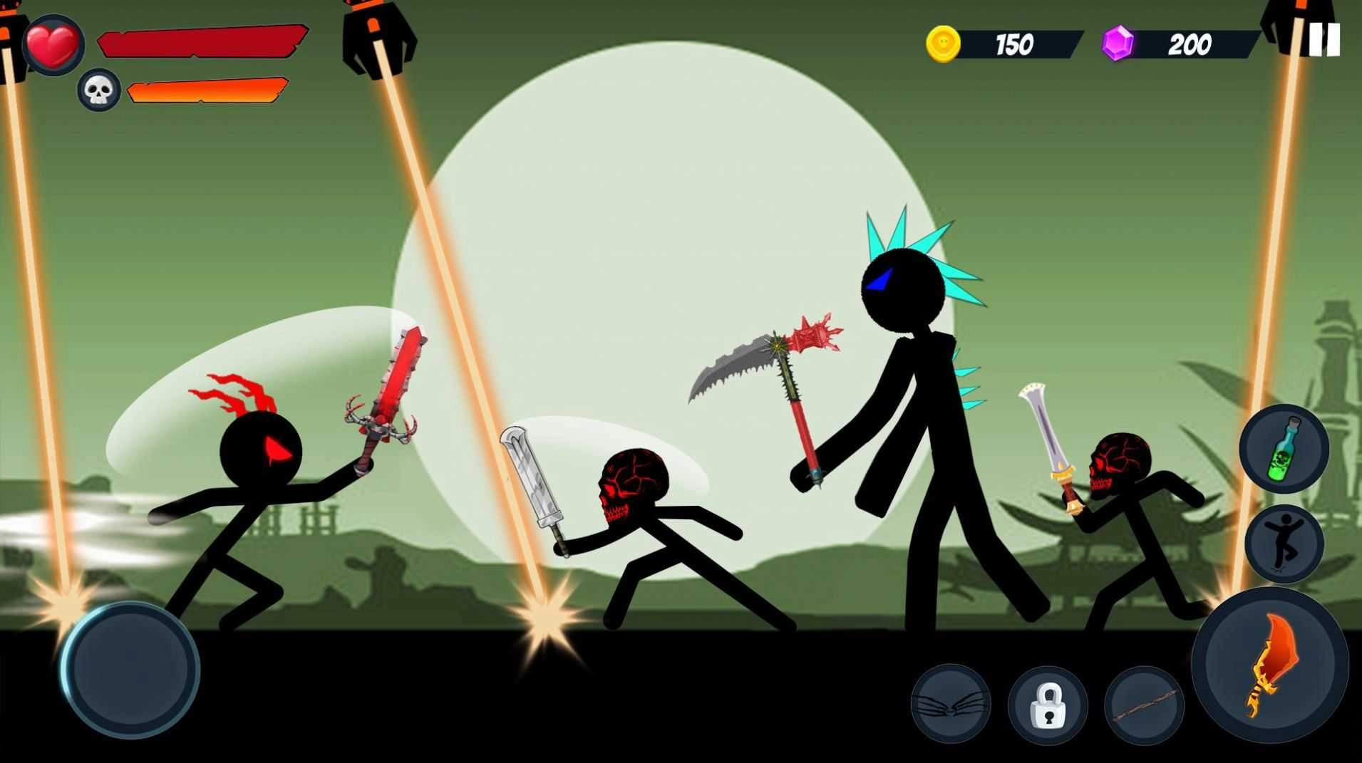 火柴人战士暗影传说（Stickman Ragger）(1)