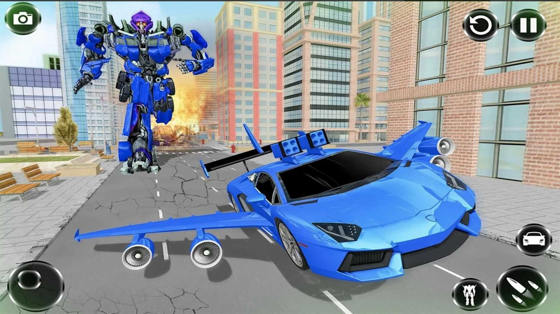 飞行汽车超级机器人(FlyingCar)游戏无广告版图1