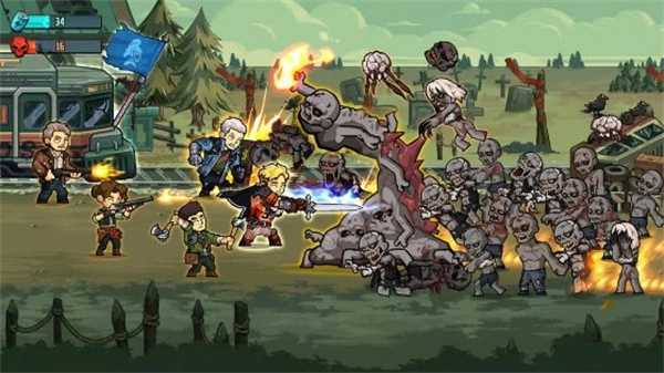 僵尸战争死亡之路汉化版图1