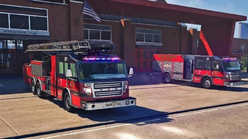 消防车城市救援图2