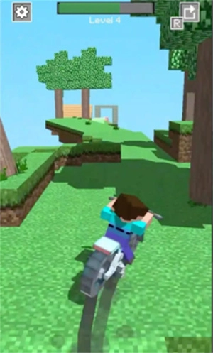 疯狂摩托方块竞速(1)