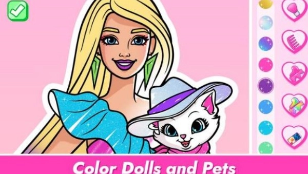 芭比娃娃色彩创作(3)