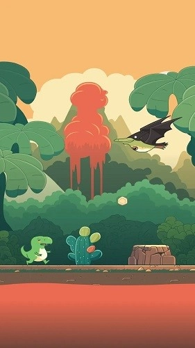 火山大逃亡游戏截图1