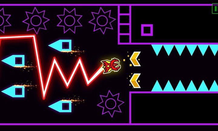 波浪冲刺几何箭头图3