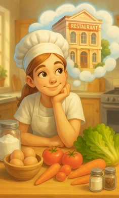 合并烹饪闲置餐厅