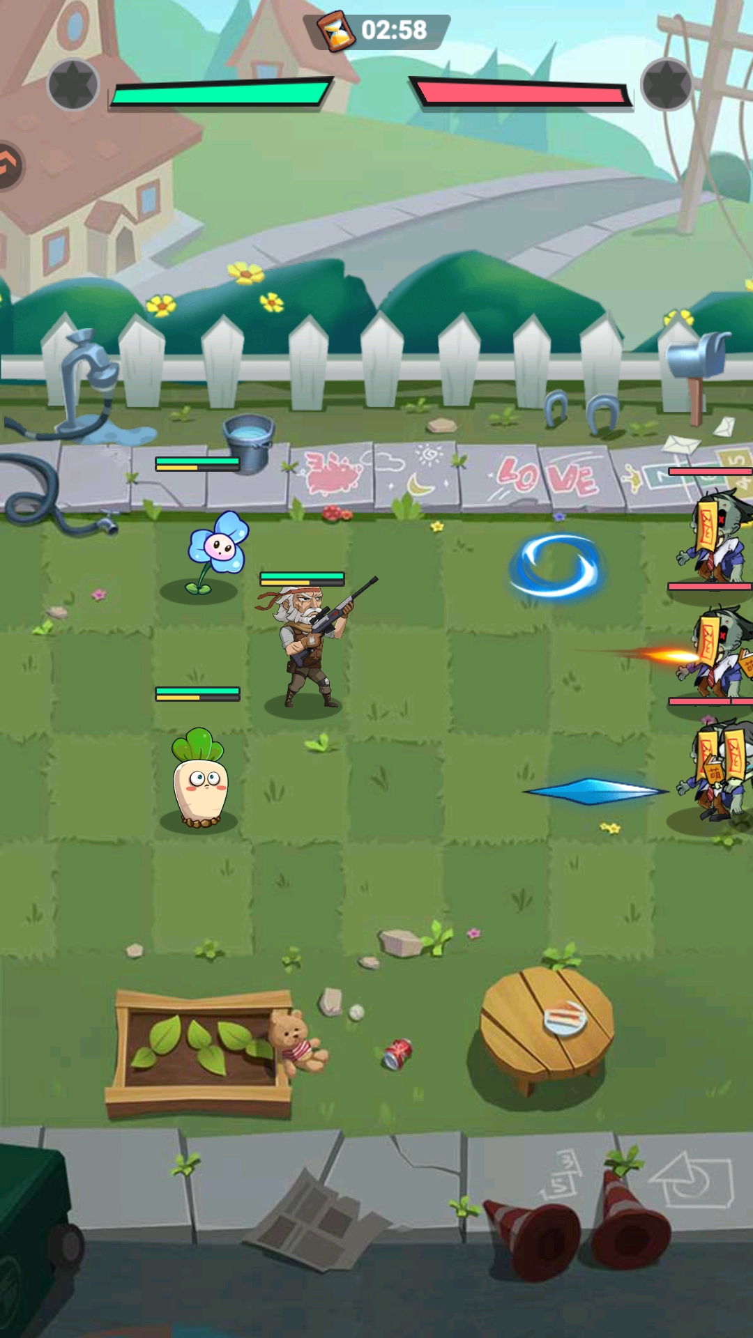 豆豆打僵尸游戏绿色版图1