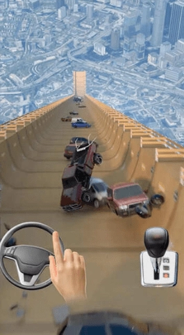 汽车跳撞(2)