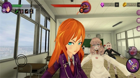 女子高中僵尸模拟器（Anime High School Zombie）截图2