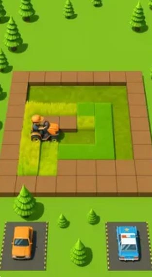 修剪草坪割草拼图