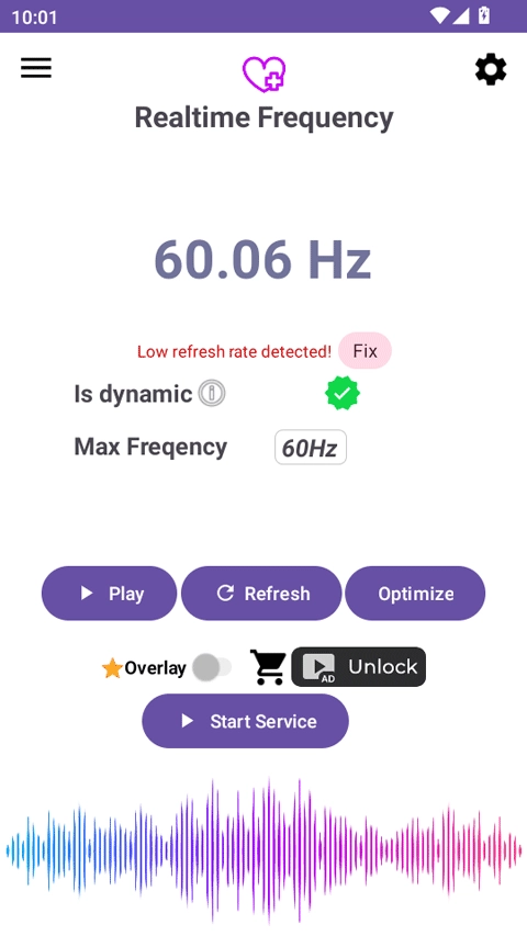 Screen Refresh Rate Tool