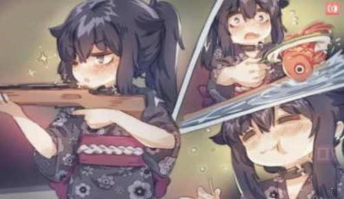 在阴暗的房间中和独孤的女孩子的物语1