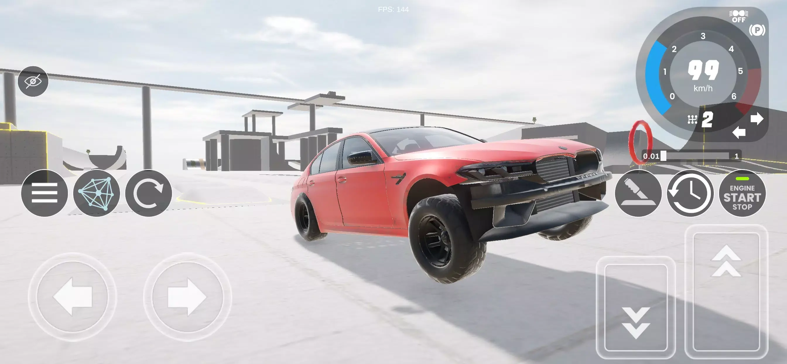 汽车碰撞沙盒模拟