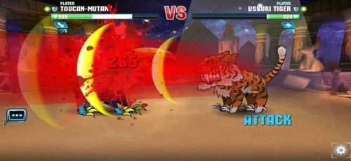 突变体格斗擂台游戏