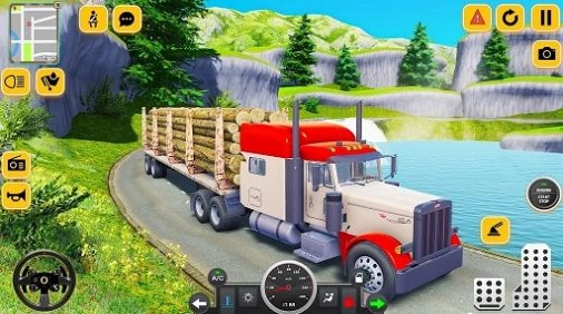 原木货运卡车(Log Cargo Transport Truck Game)(1)