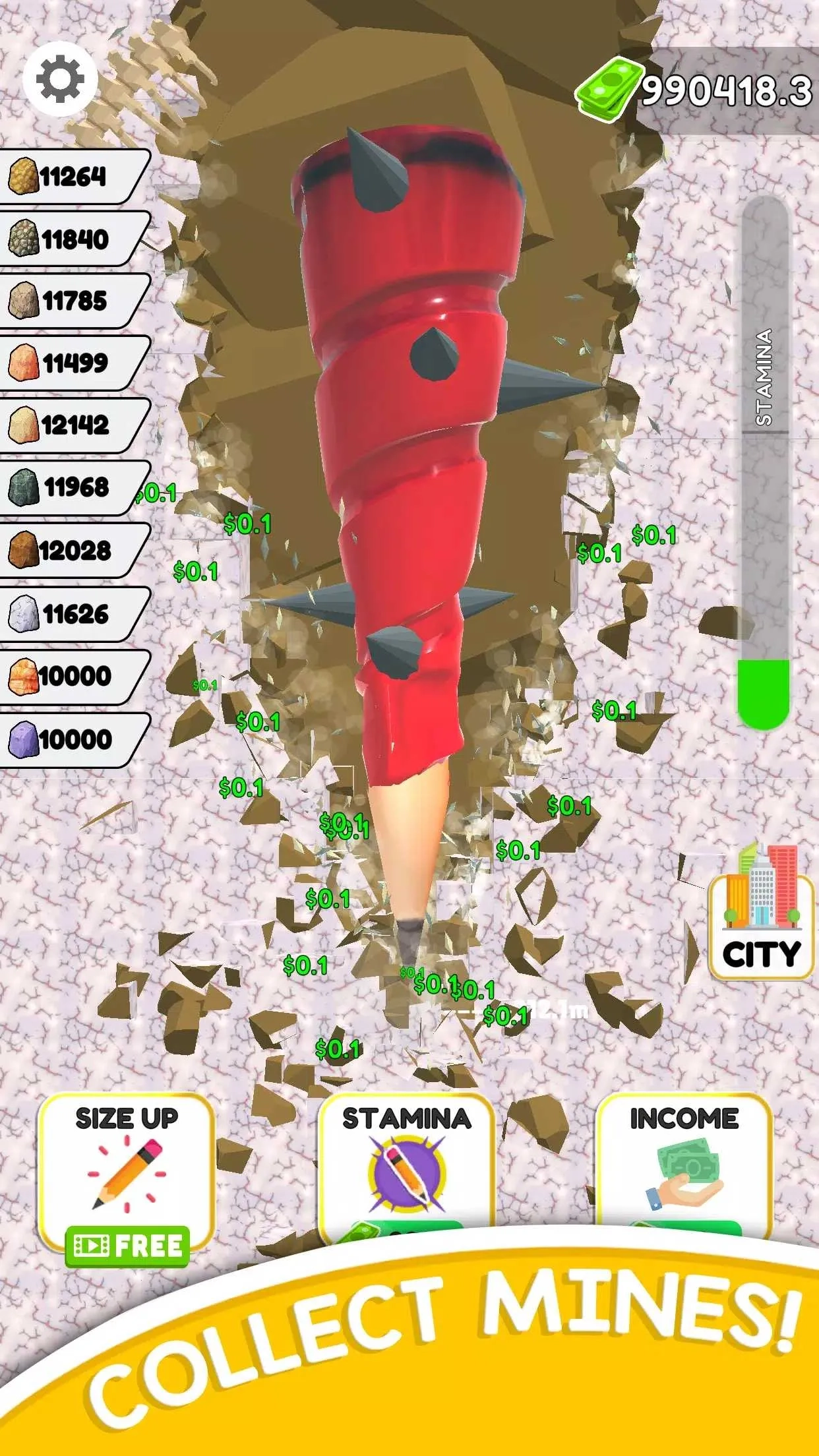 铅笔挖掘:建造城市(挖矿建城游戏)  安卓版-图2