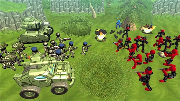 火柴人军团作战 Stickman Tank Battle Simulator-图2