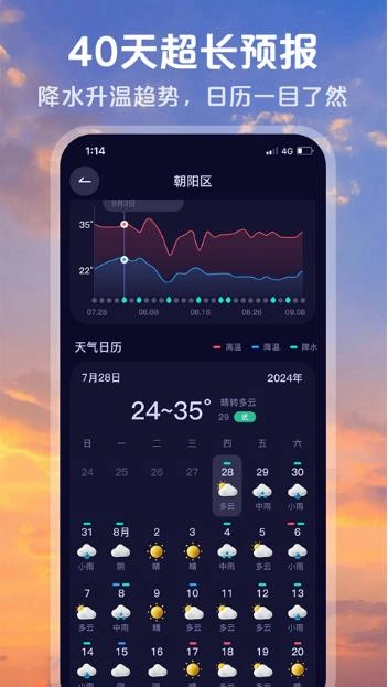 超准天气预报图1