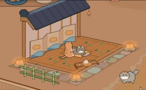 懒懒猫咪村庄游戏图1