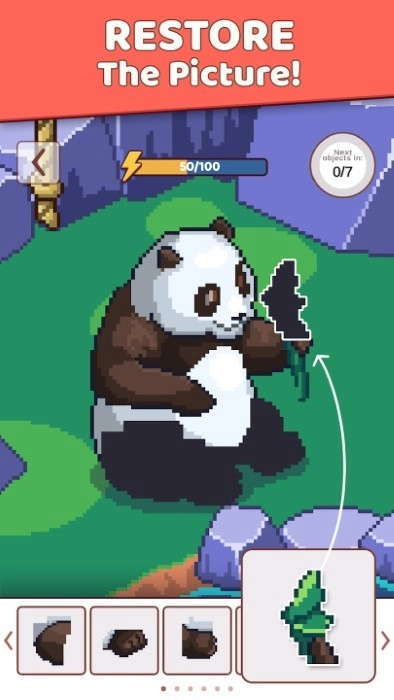 像素拼图游戏