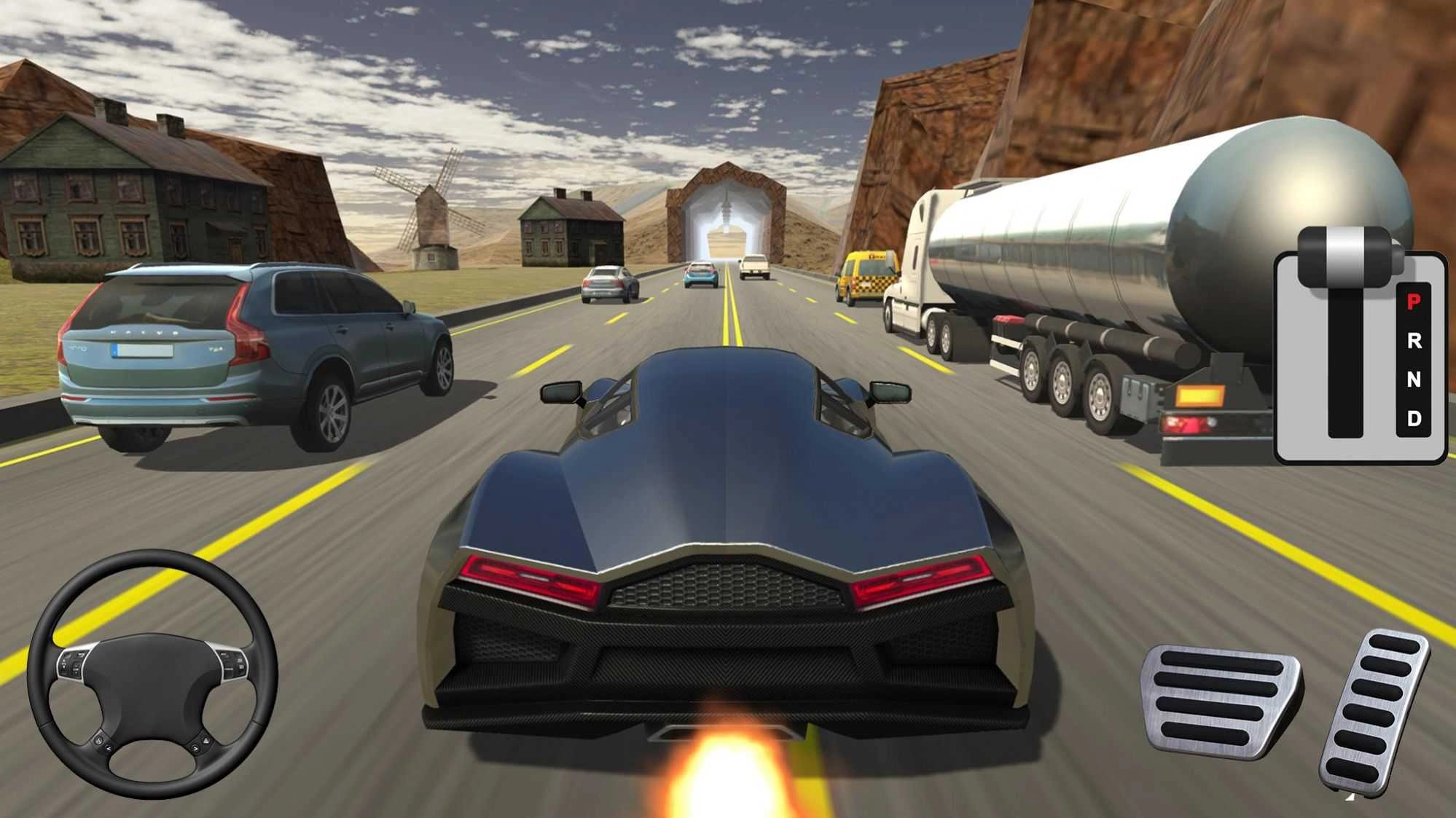 街头跑车狂飙(TrafficCarStunt)安卓免费版图1