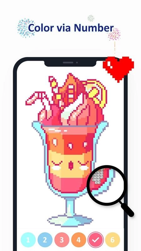 像素画数字填色图1