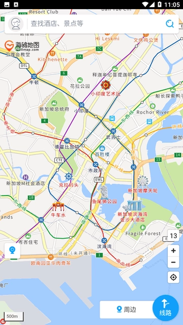 新加坡地图
